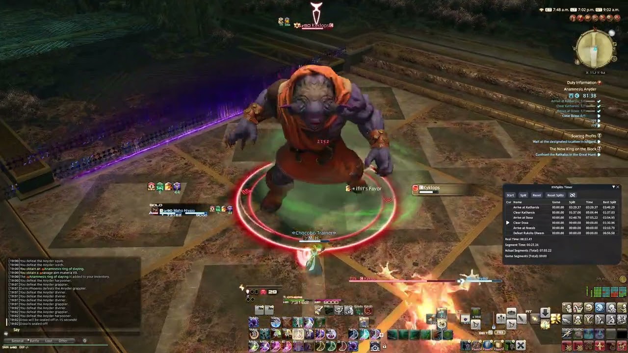FFXIV Speedrun - Anamnesis Anyder (Solo) 18:48 Summoner