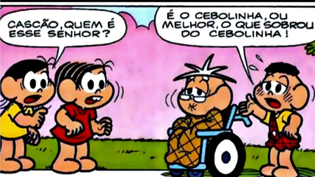 O CEBOLINHA ENVELHECEU!! - Turma da Mônica