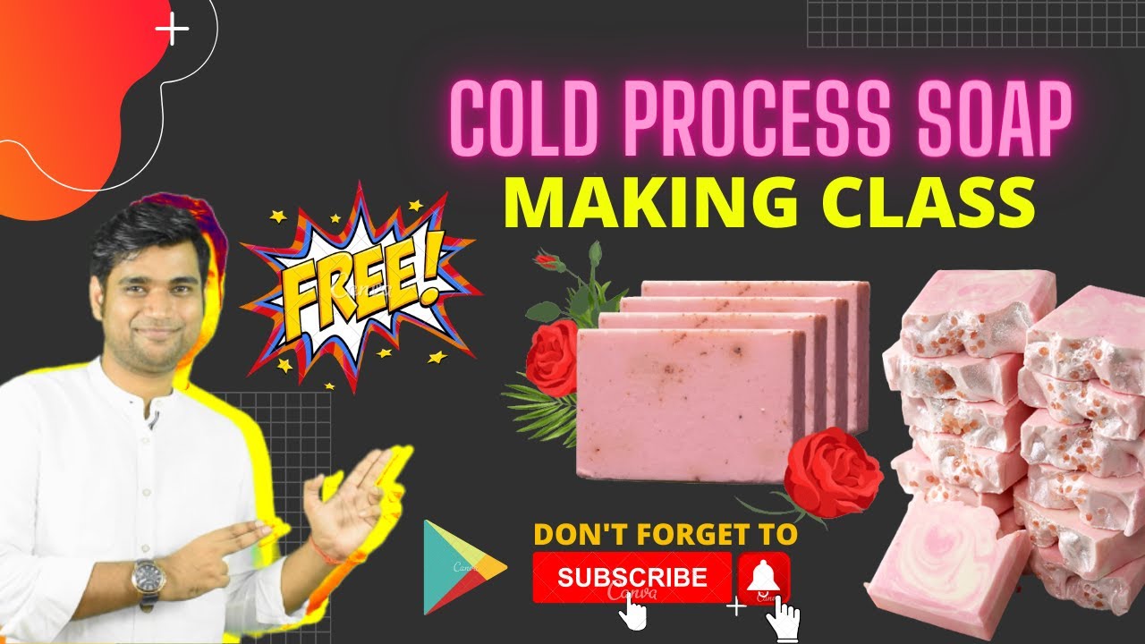 Vegan cold process soap making Online Class in Hindi - How to make cold process soap  Himach Herbal