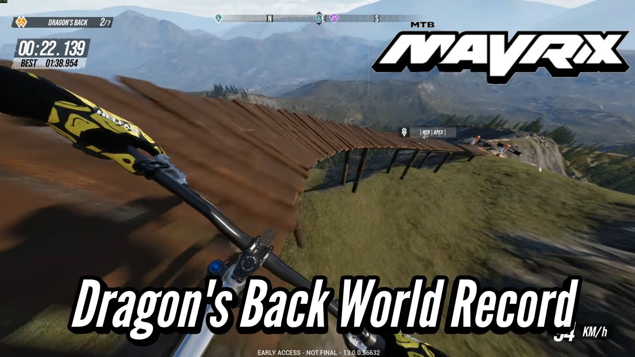Dragons Back World Record Run In @Mavrixbymattjones #mavrix #mattjonesmtb #worldrecord
