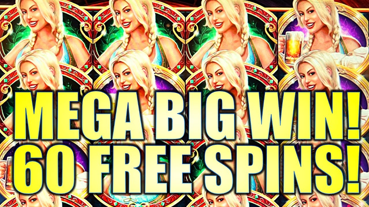 ★MEGA BIG WIN!★ AMAZING 60 FREE SPINS TRIGGER!!🍺 BIER HAUS ORIGINAL Slot Machine (WMS)