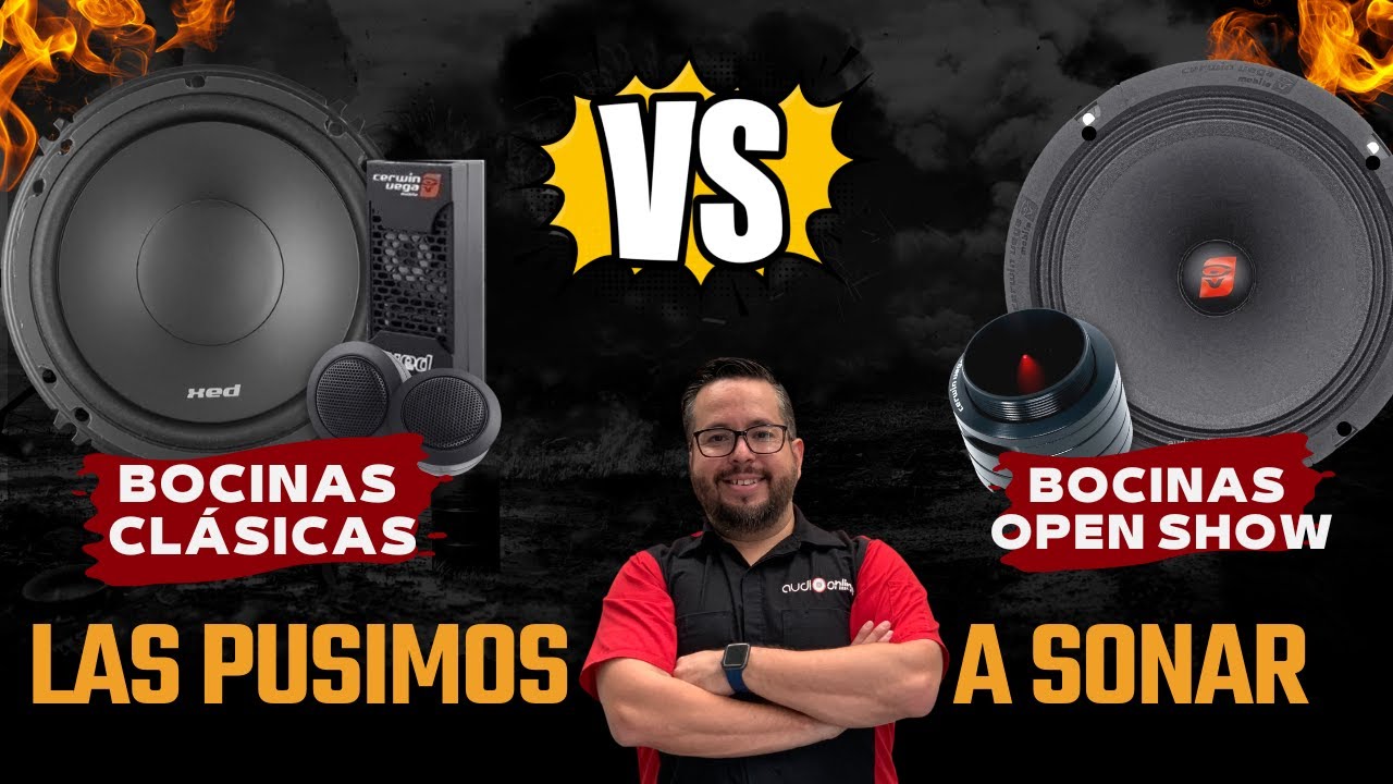 🔊  Bocinas Open Show Vs. Clásicas 🔥 LAS PUSIMOS A SONAR ¿cuál gana? 💥