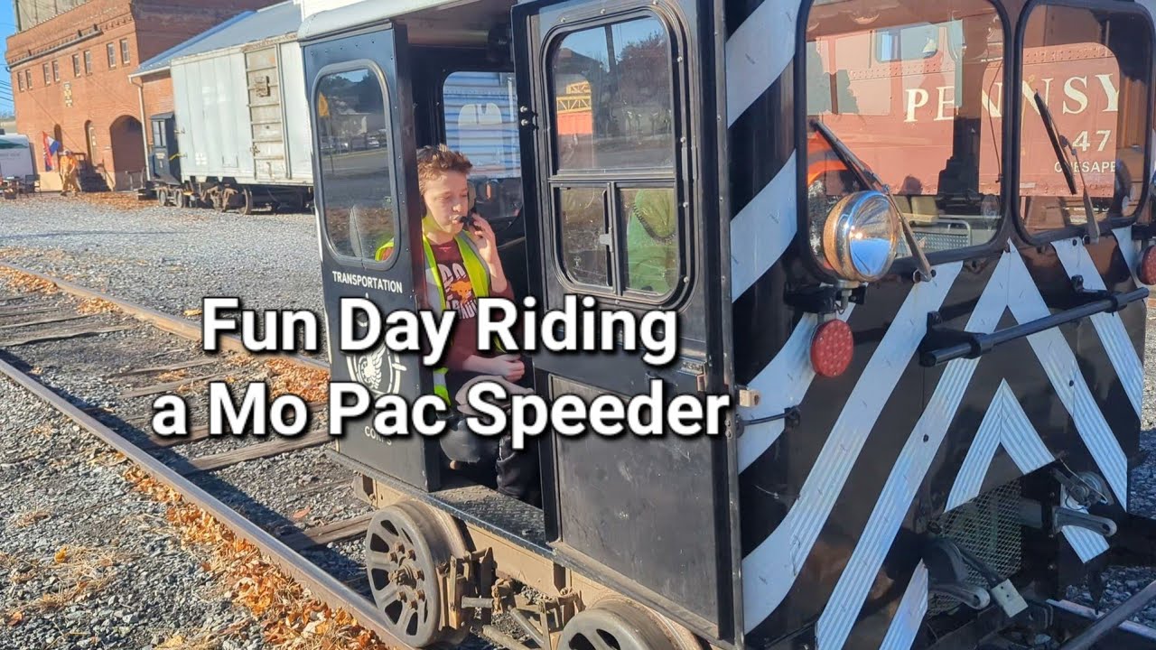 Ride a Mo Pac Speeder on the Walkersville Southern Railroad