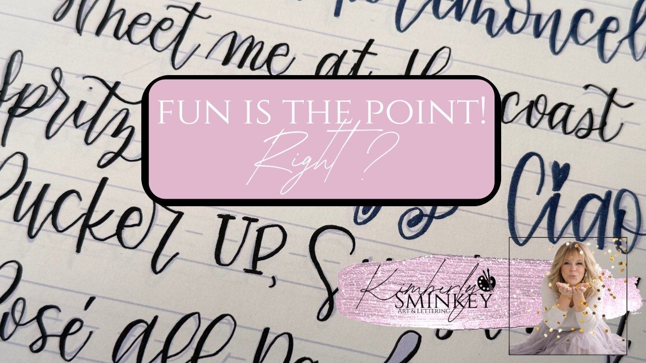 Amalfi Coast Aesthetic Brush Lettering Practice | Fun Loopy Lettering Printable