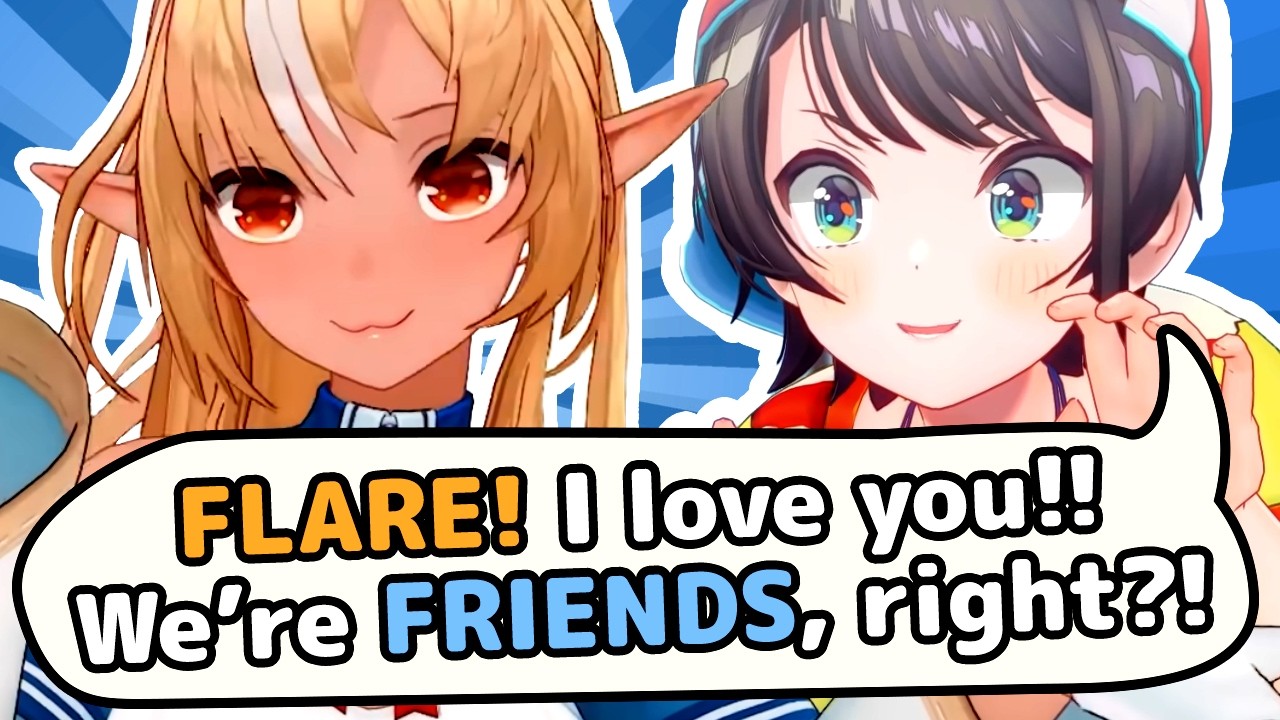 Flare & Subaru's High Energy Chitchat Explodes into Laughter [Shiranui Flare/不知火フレア]