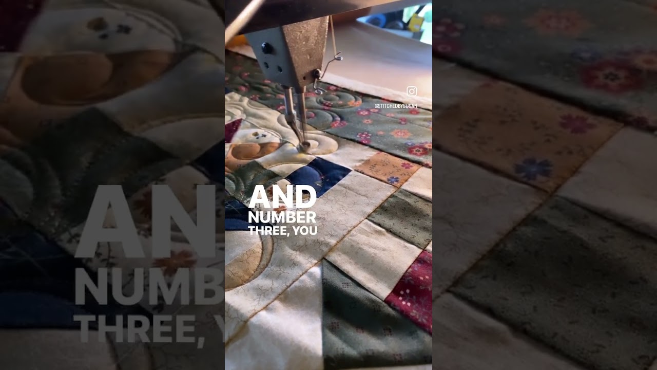 Top 3 reasons I love freehand edge-to-edge quilting!