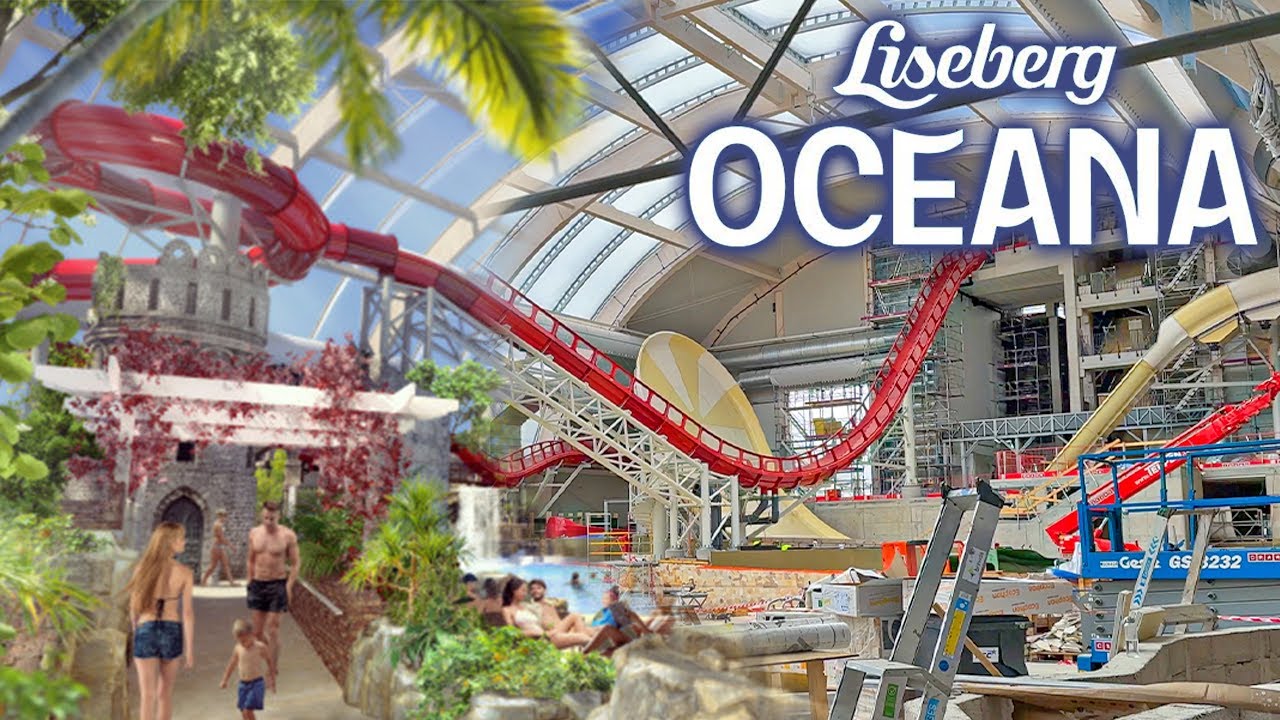 Liseberg’s “OCEANA” Water Park, Behind-the-Scenes Construction Tour!