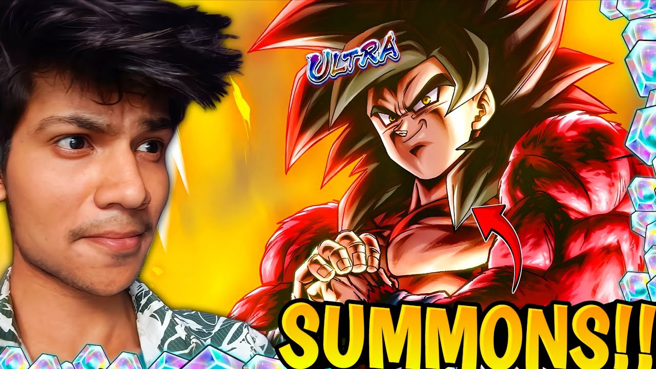 NEW SUMMONS ON ULTRA SSJ4 GOKU FOR NEW ACCOUNT🔥 (Dragon Ball Legends) 