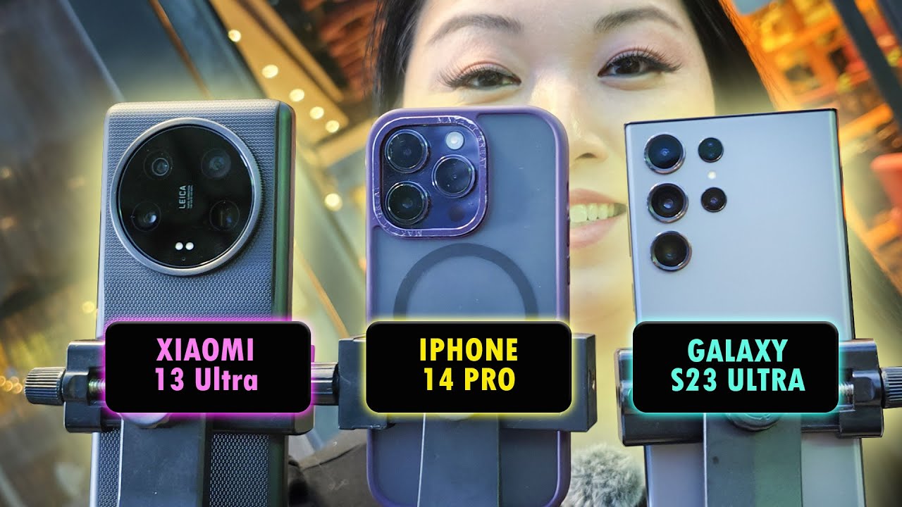 Camera teste - Xiaomi 13 Ultra vs Iphone 14 pro vs Galaxy samsung S23 ultra - [PT-BR]