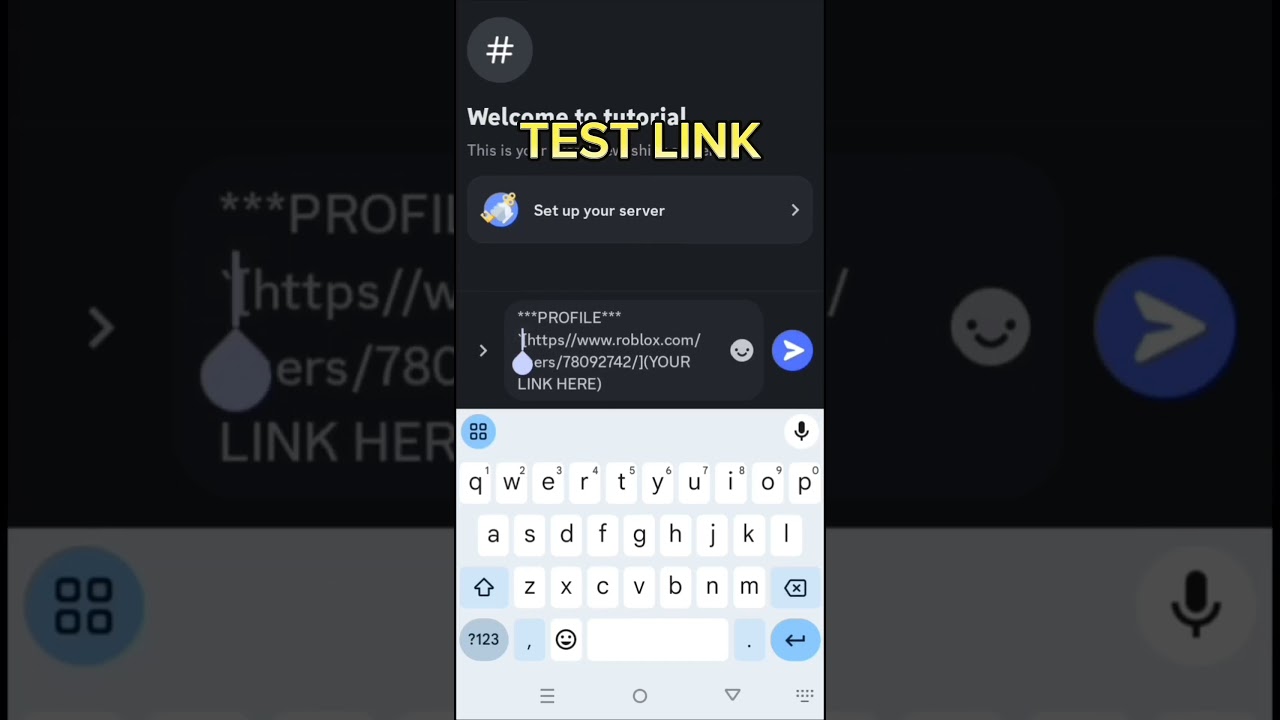 how to make hide link in fake link