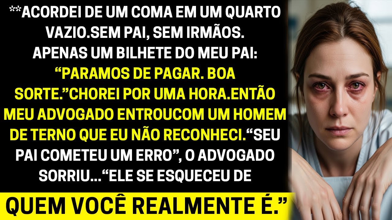 Minha família me abandonou em coma até descobrirem meu segredo de 850 milhões de dólares.