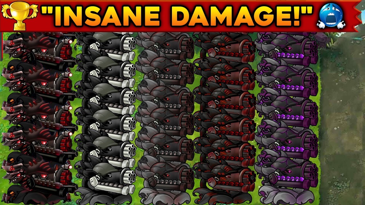 Ultimate Doom Big Gatling 😈💥 | PVZ BROKEN Build