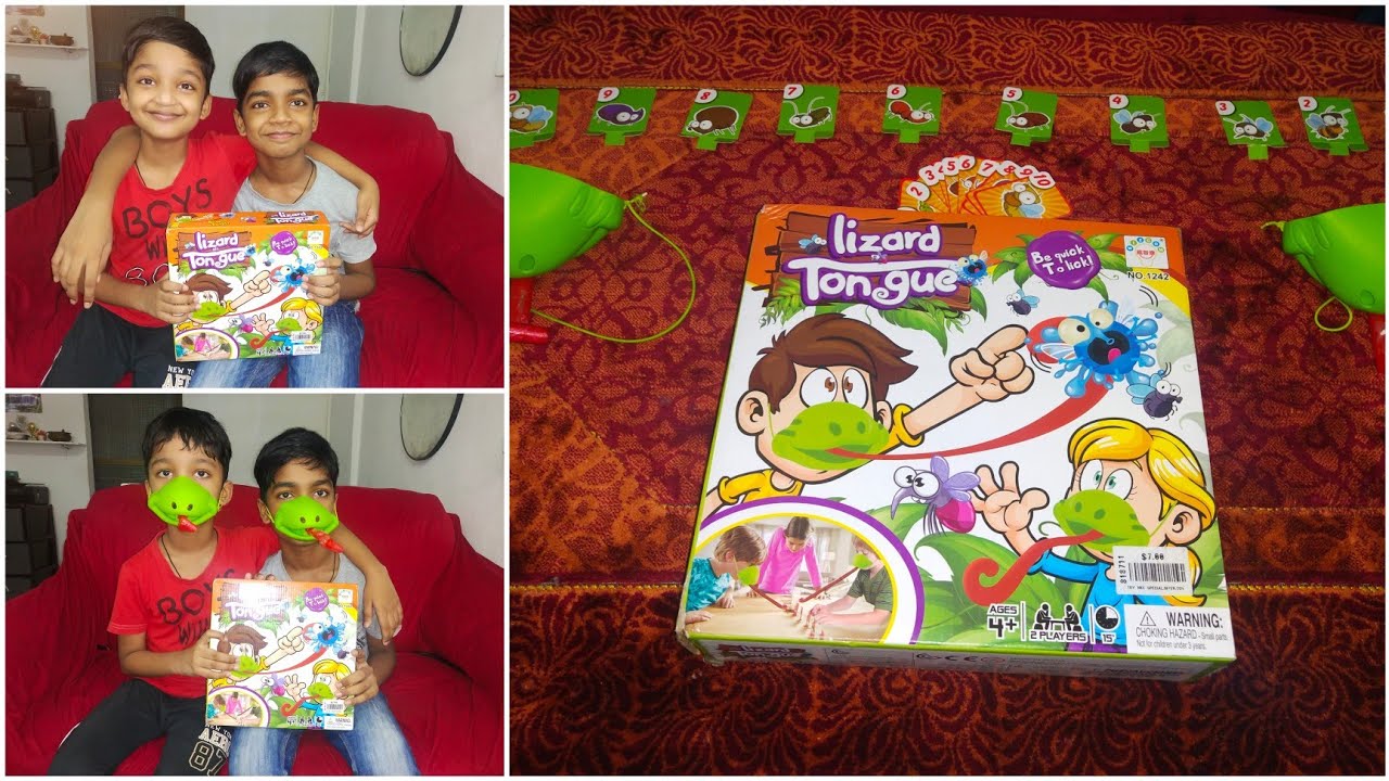 Lizard Tongue Toys for Kids | Toys Review | Game Play