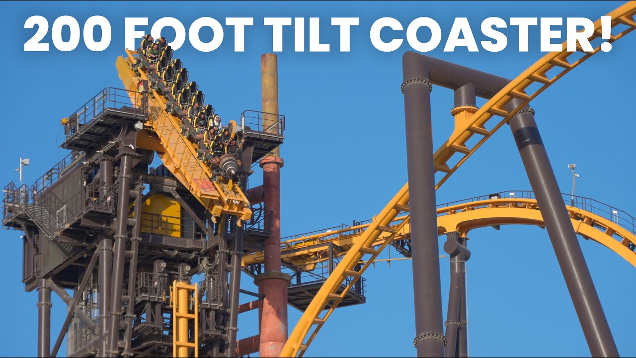 Iron Rattler Review | World Record Breaking Tilt Coaster at Six Flags Qiddiya City