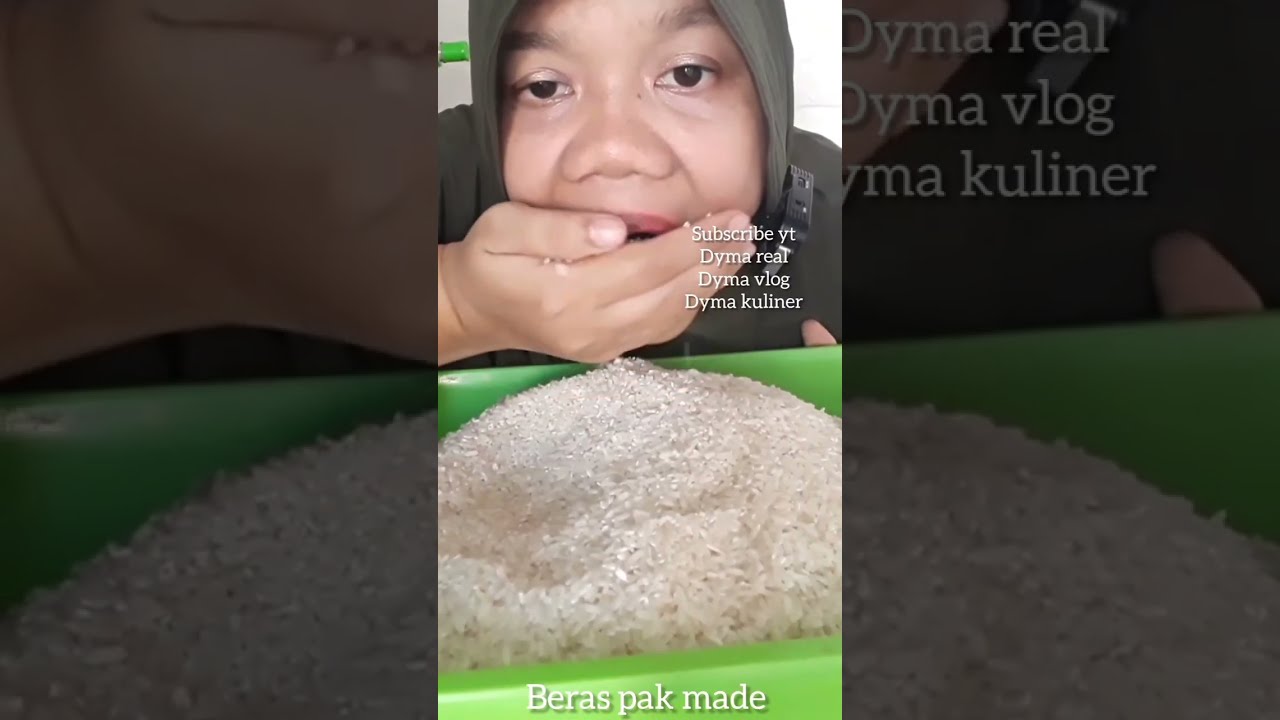 DYMA KULINER 💕Kompilasi Suapan Tangan💕Makan Beras mentah #asmr #mukbang #asmrsounds @Dymareal 