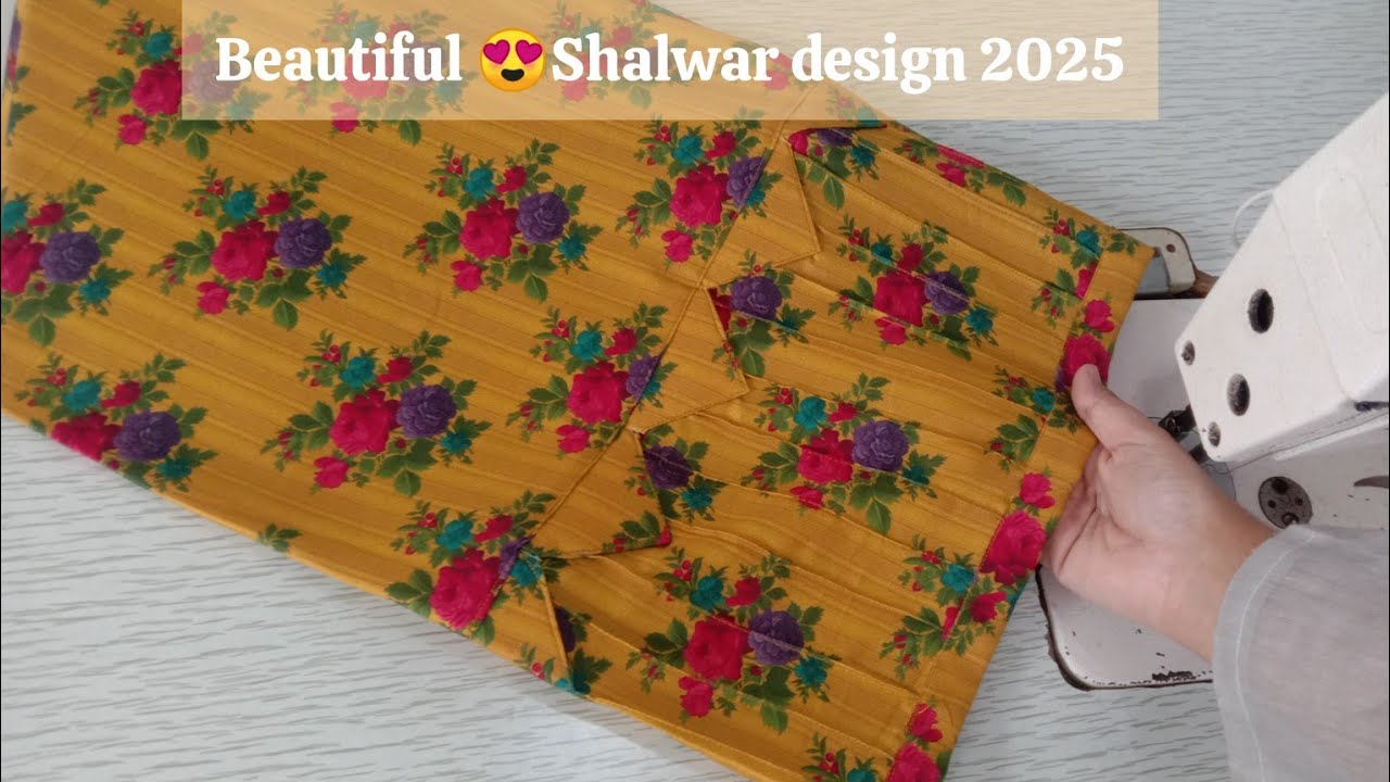 Very beautiful 😍 winter trousers design shalwar design 2025 cutting and stitching 