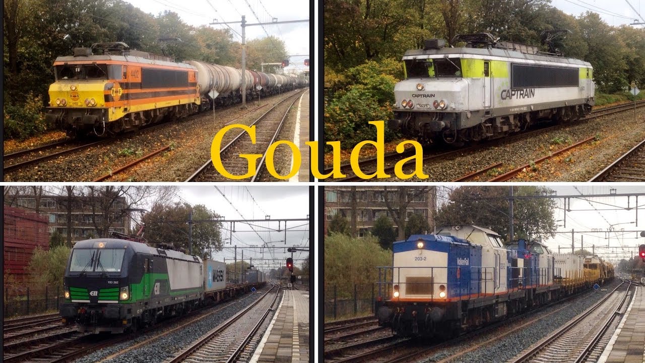 Treinen op station Gouda // 20 oktober 2017