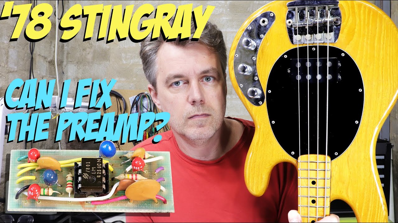 Another Vintage Music Man Stingray Bass Preamp Repair