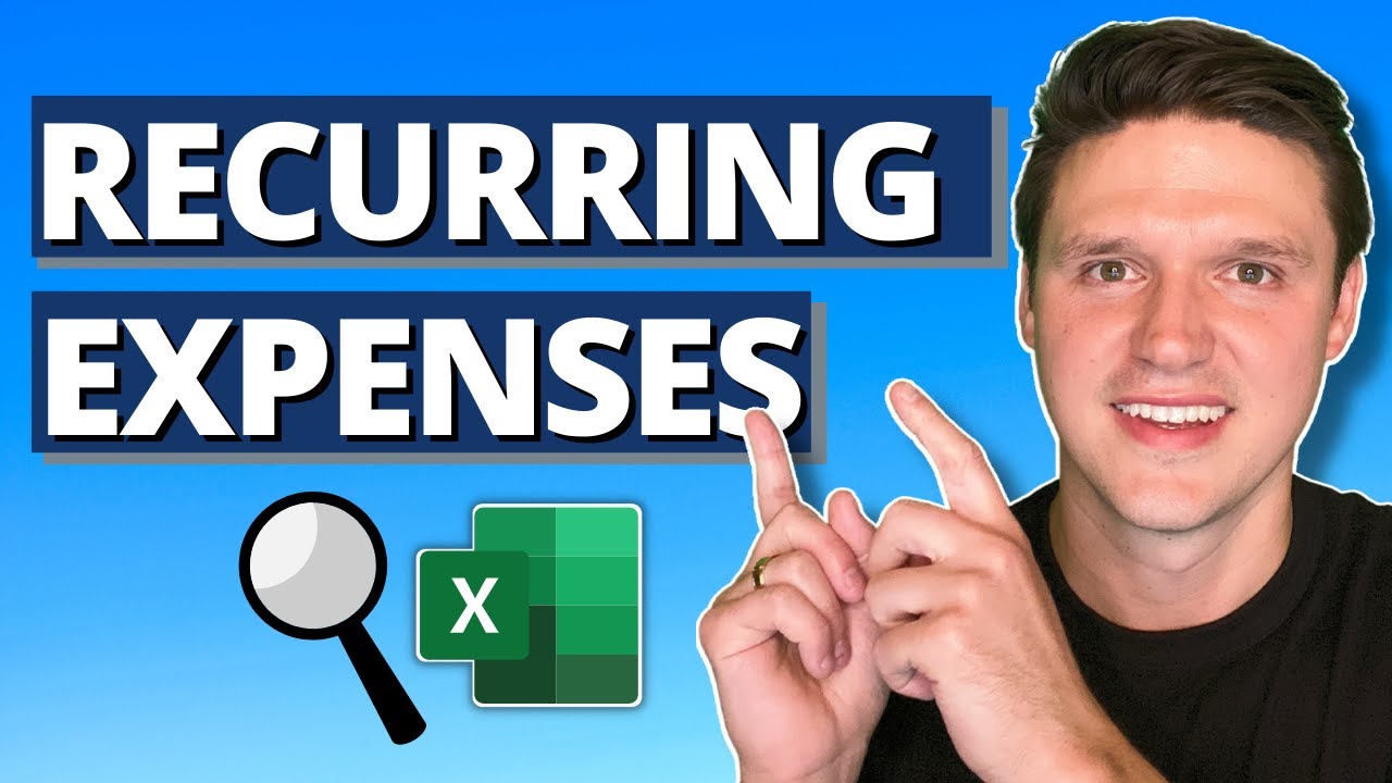 How To Find Recurring Expenses In Credit Card Statements With Excel
