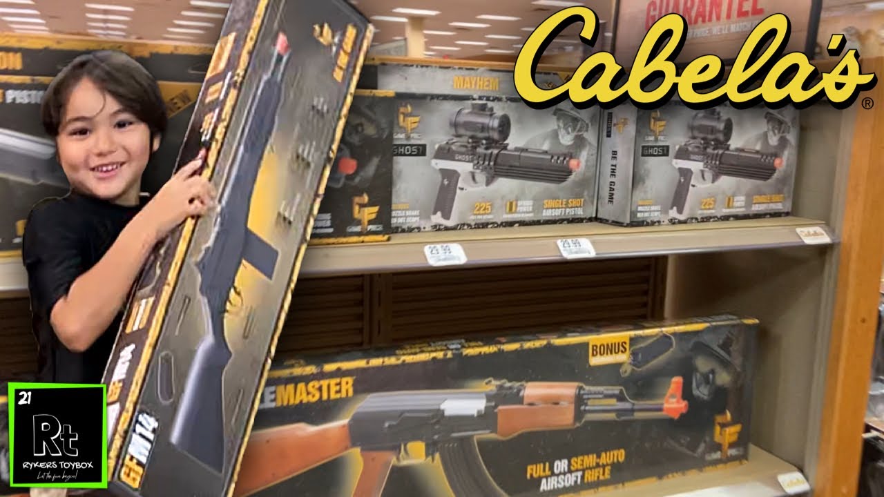 Покупка страйкбольного и пневматического оружия в Cabela's