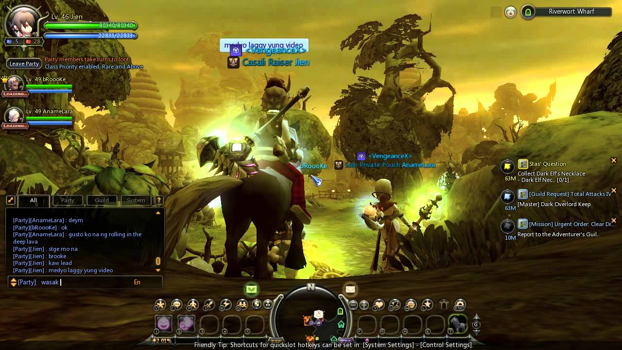 Leveling @RR with VengeanceX