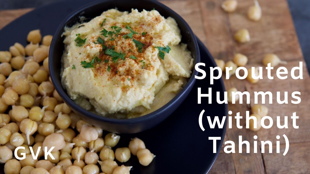 Sprouted Hummus (without tahini)