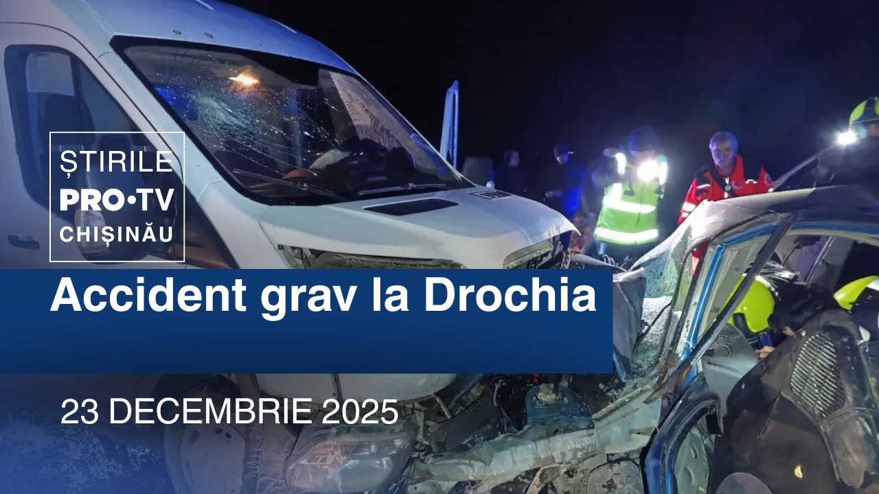 Știrile PRO TV (ORA 13:00) | ACCIDENT GRAV LA DROCHIA | Moldova