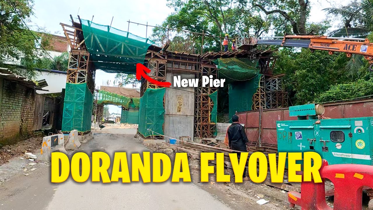 New Work Progress of Siramtoli to Doranda Flyover | Ranchi Flyover Update