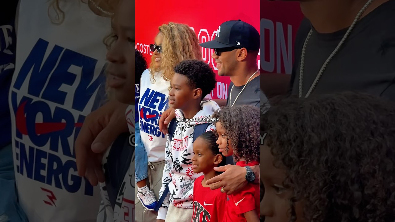 Beautiful family ✨ Ciara & Russell Wilson & their kids in NYC for Macy&rsquo;s kids fashion show💕 #Ciara