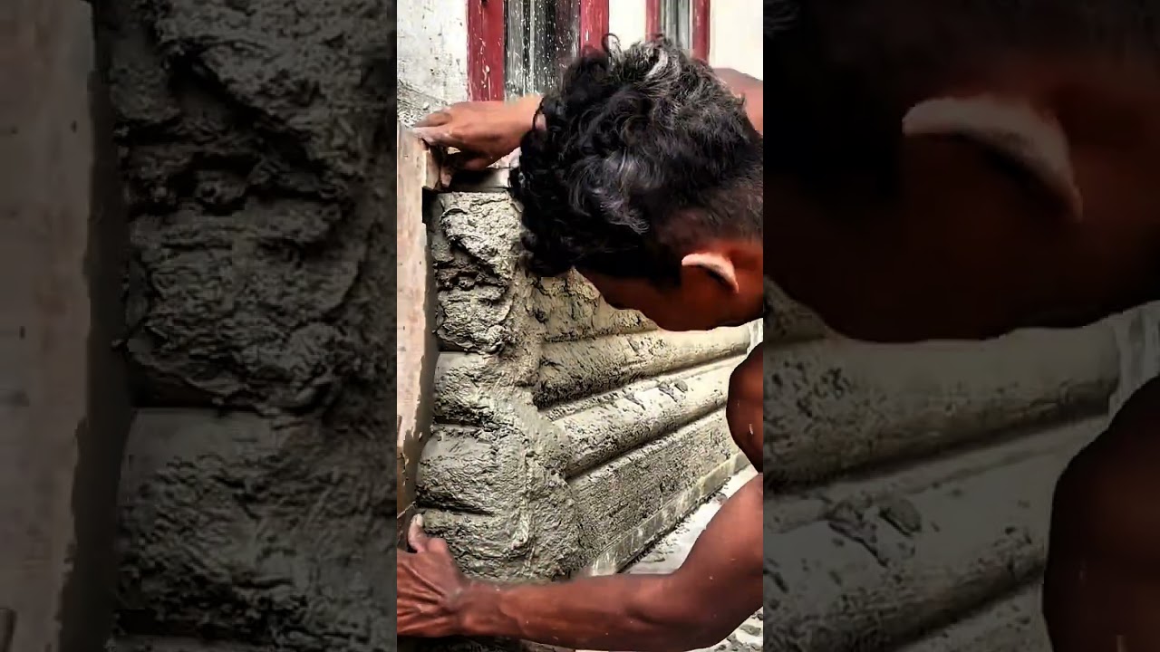 🔥🔥🔥 step by step cement ideas #moldura #ornamen #decoration #relief #Creative #process #relaxing