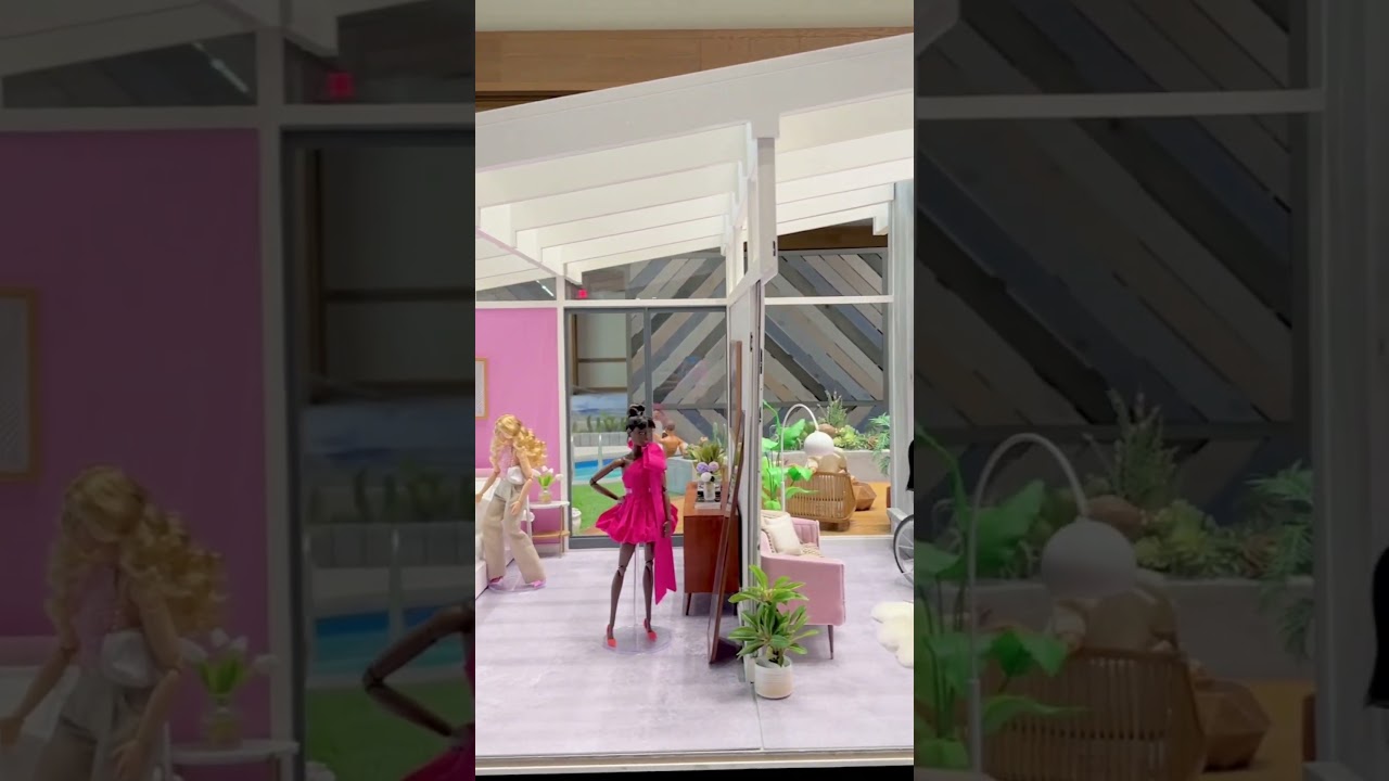 When you get to see Barbie Styles Dream House in person #barbiedreamhouse #mattel #barbiestyle