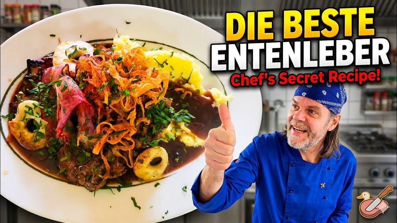 Butterzarte Entenleber Tiroler Art 🦆🔥 Das BESTE Rezept f&uuml;r Feinschmecker! | Herbi's Kitchen