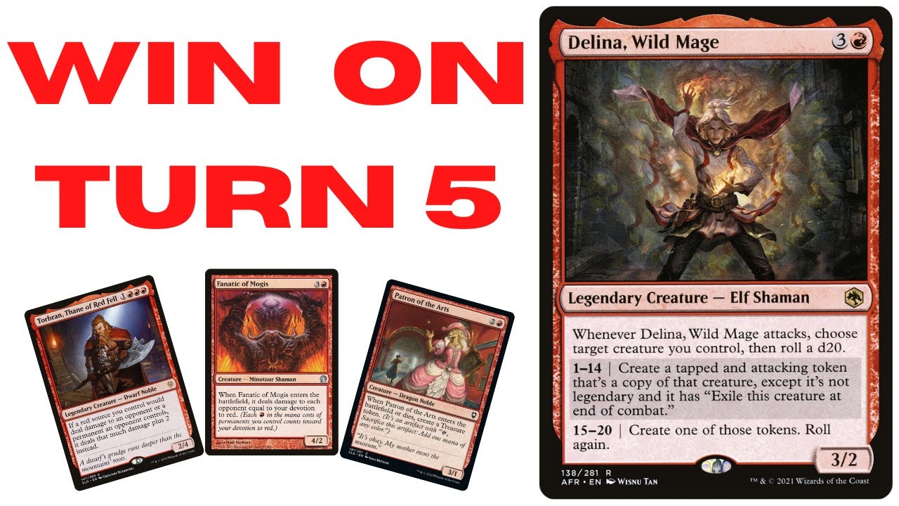 TURN 5 WINS FOR $20! || Delina, Wild Mage  || MTG Budget Deck Tech