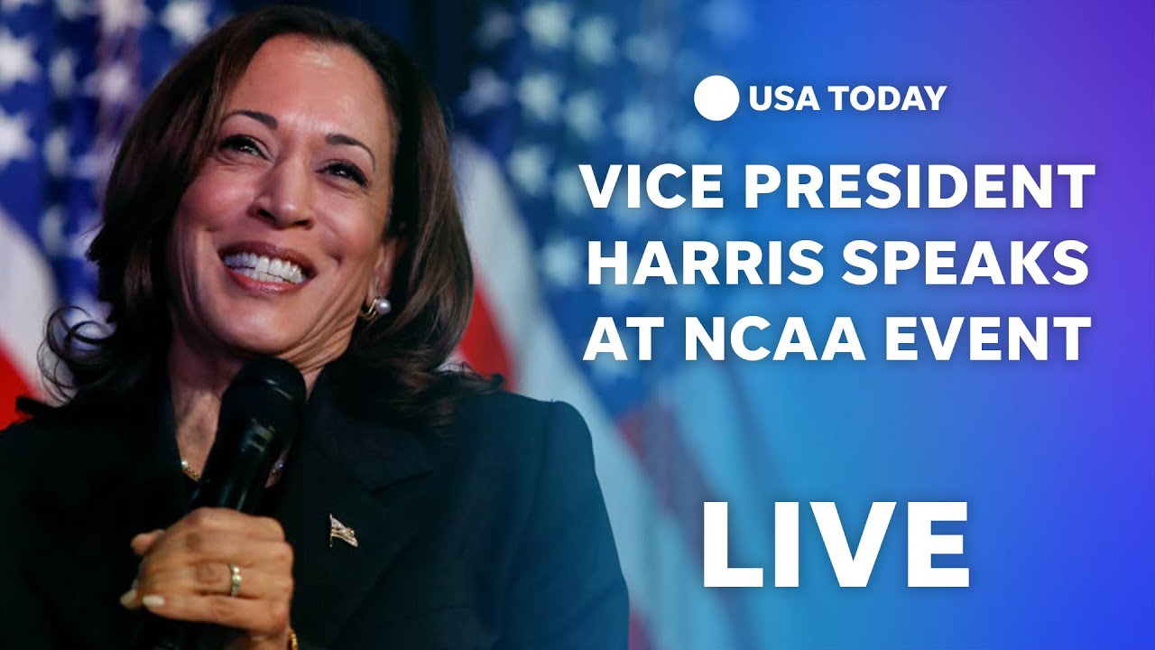 Watch: Vice President Kamala Harris delivers remarks at NCAA event