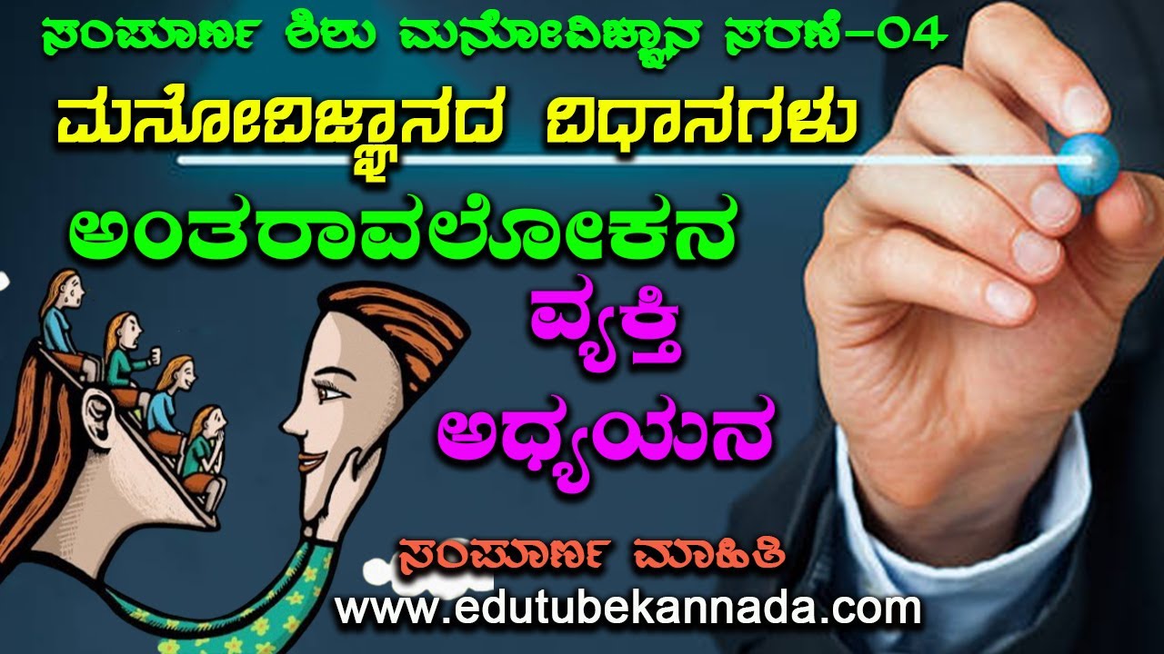 ಸಂಪೂರ್ಣ ಮನೋವಿಜ್ಞಾನ-04 ಅಂತರಾವಲೋಕನ & ವ್ಯಕ್ತಿ ಅಧ್ಯಯನ ವಿಧಾನ | Methods of Psychology | #GPSTRResult