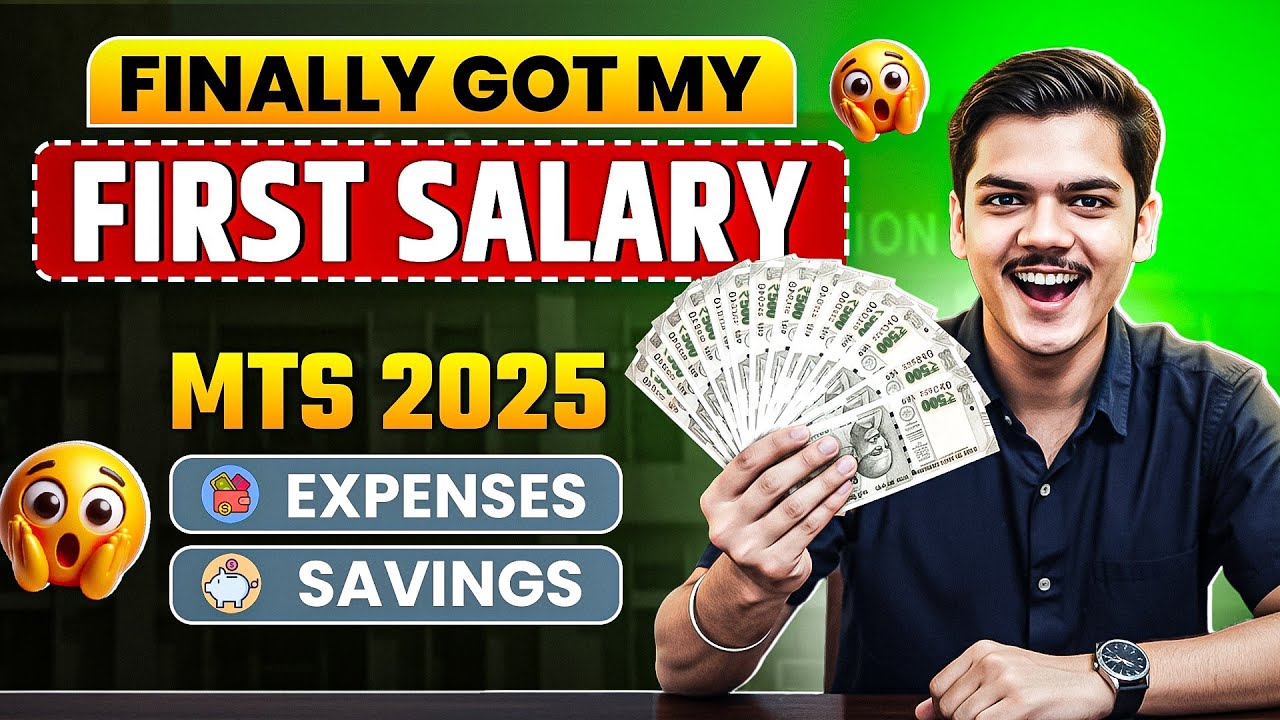 First Salary as MTS in SSC 🔥| Full Breakdown My expenses 😯 and MTS Salary IN X Y Z Cities 