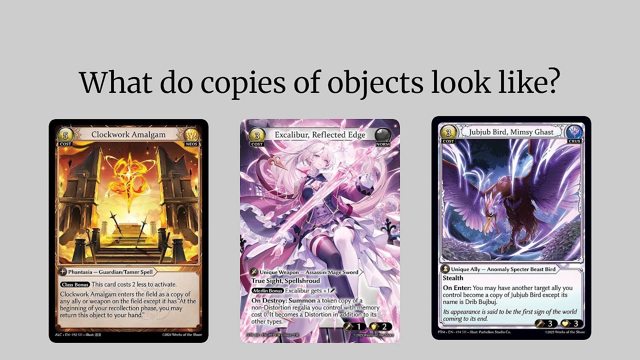 Grand Archive Rulings - A Crash Course in Copying Objects