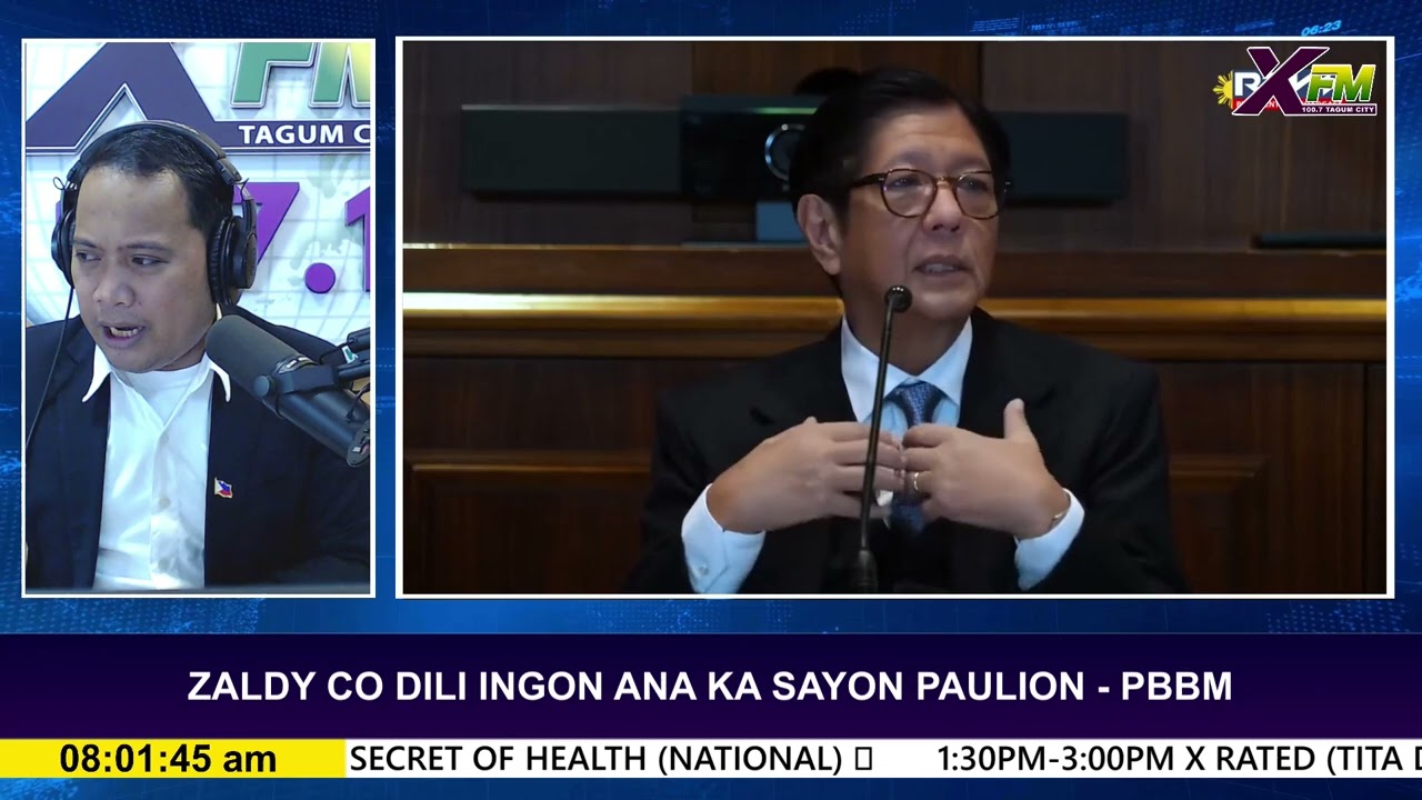 ZALDY CO DILI INGON NIA KA SAYON PAULION - PBBM