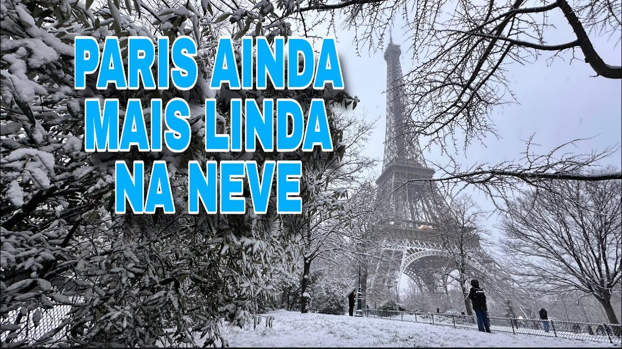 NEVE EM PARIS! ❄️⛄️