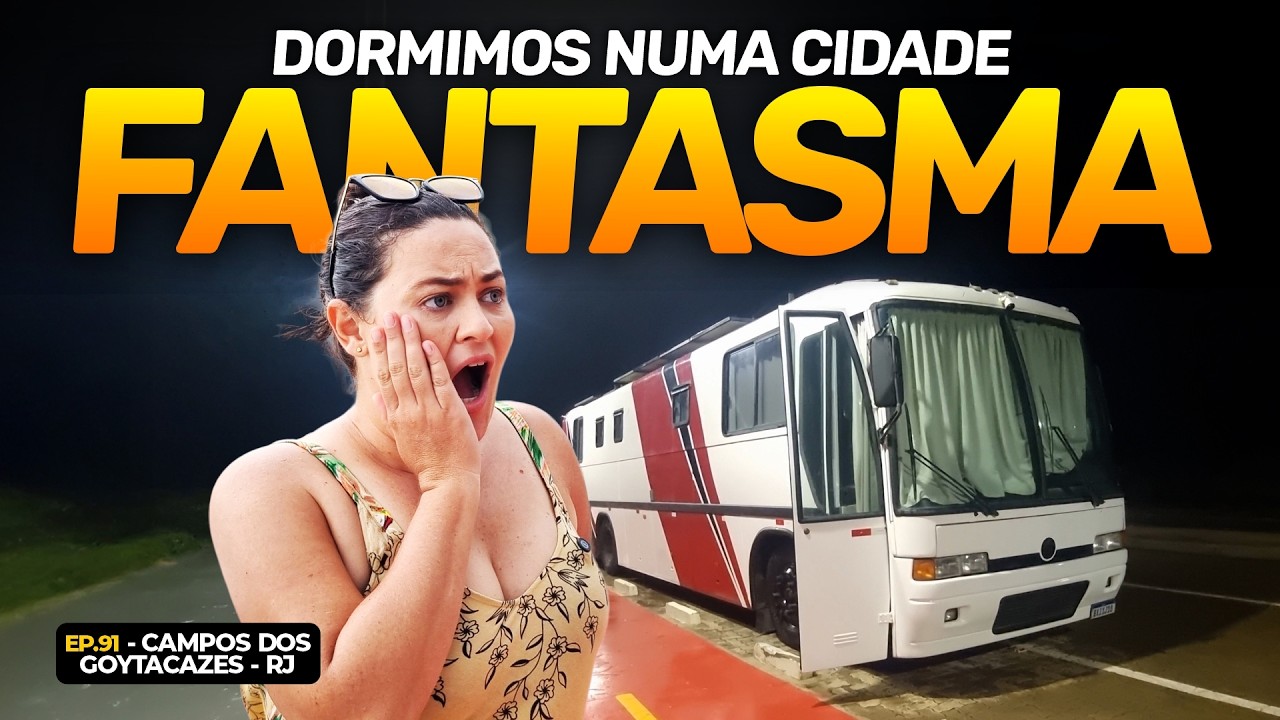Dormimos em lugar MUITO DESERTO com o motorhome, CIDADE FANTASMA na divisa com o rio de janeiro!