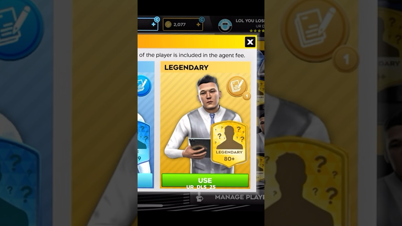 🤡 Dammn! How I Got This Legendary Agent? ☠️🇳🇱 | Ur DLS 25 | #shorts #dls25