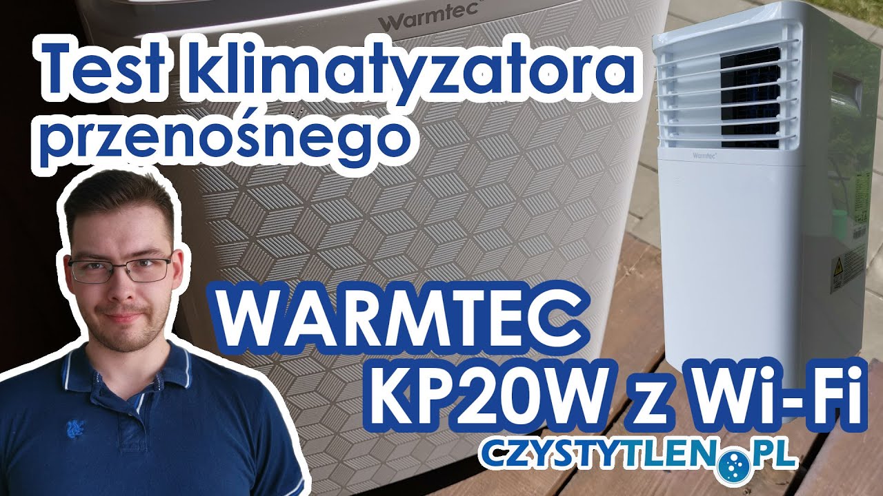 🆃🅴🆂🆃 i recenzja klimatyzacji przenośnej Warmtec KP20W (Wi-Fi)