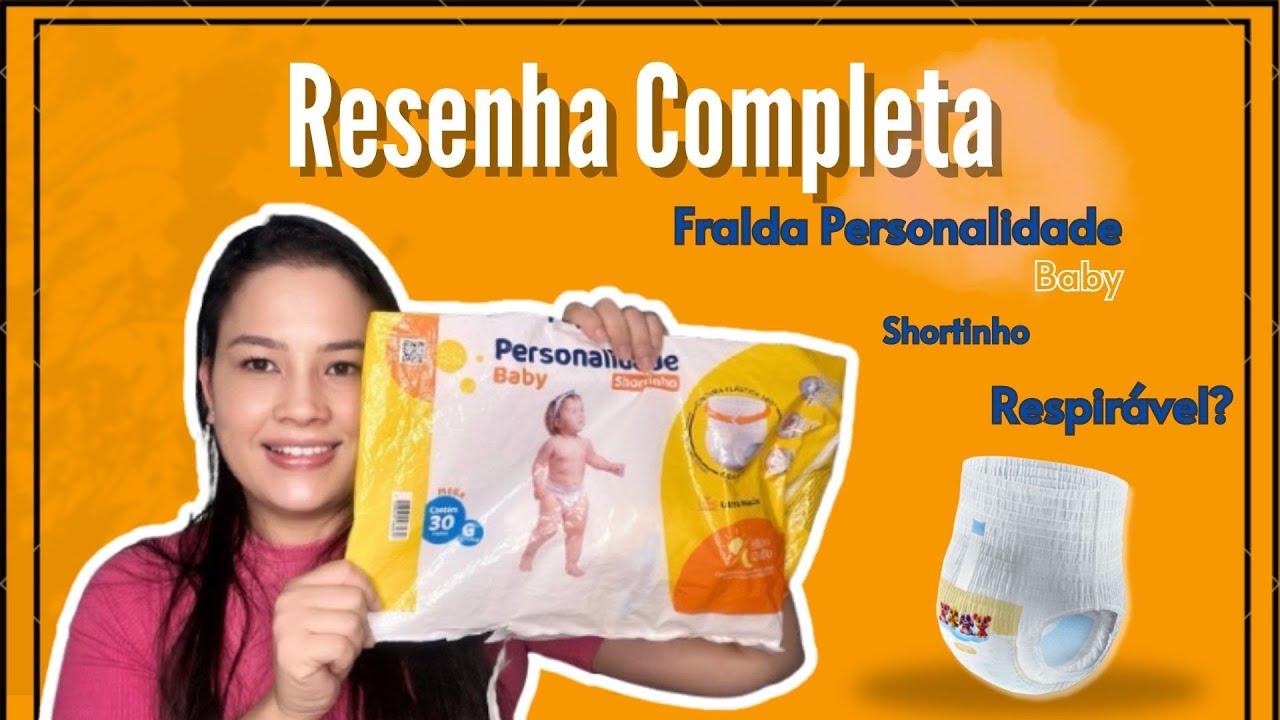 Fralda Personalidade Shortinho - Resenha completa + Minha opinião