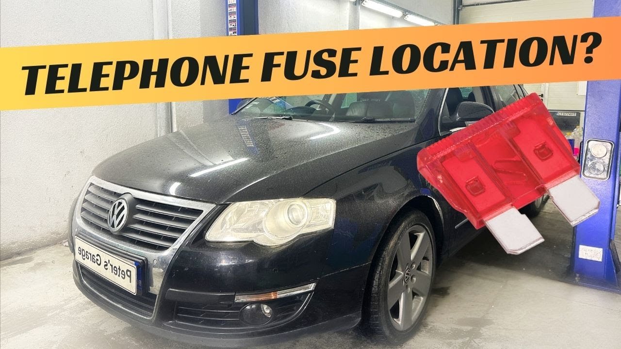 VW Passat B6 Telephone fuse relay location replacement