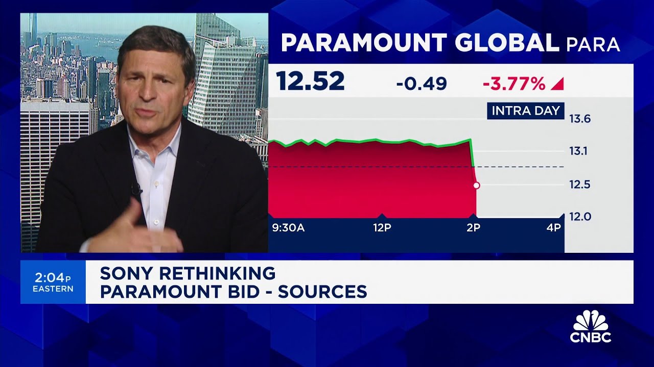 Sony rethinking its bid for Paramount, sources tell CNBC