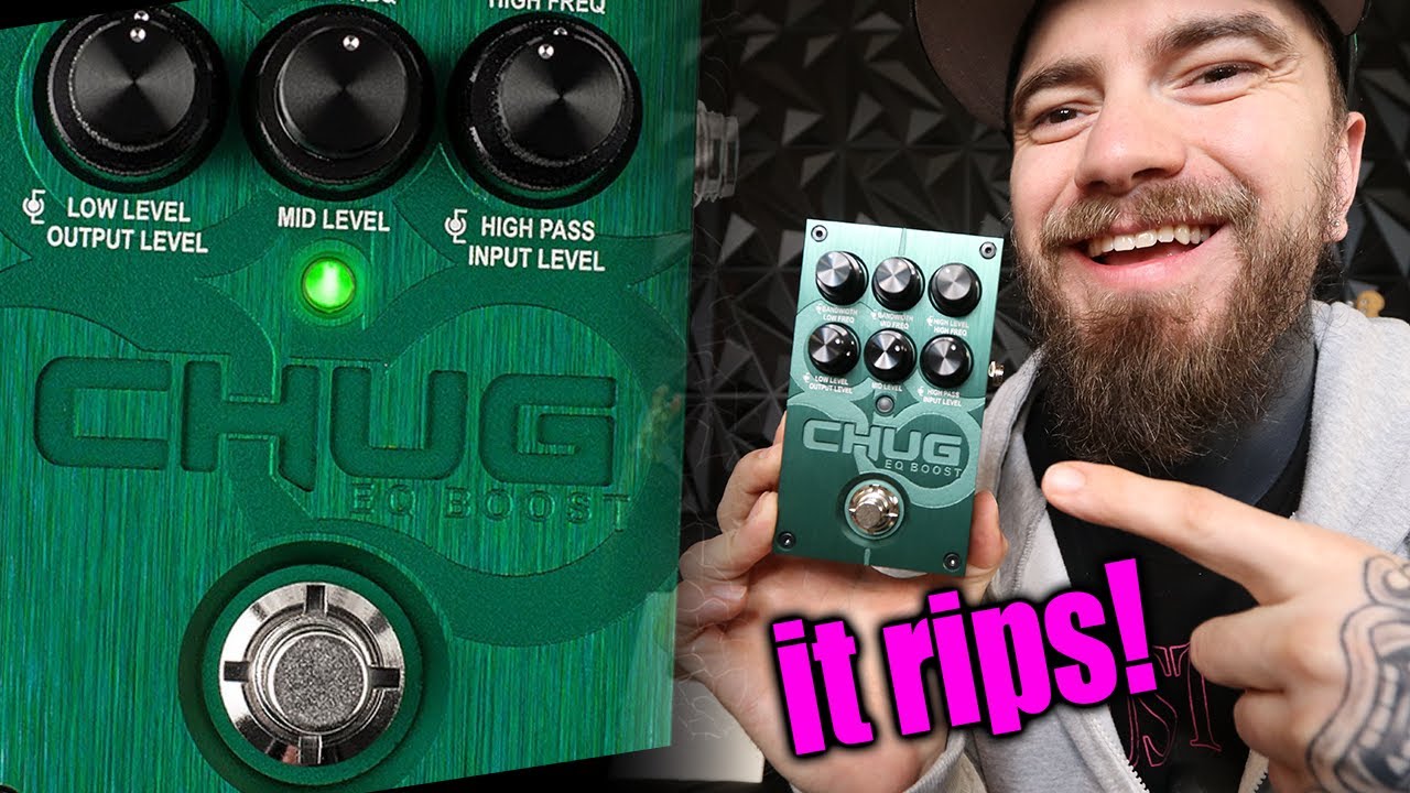 BEST EQ PEDAL OF ALL TIME! SOLAR CHUG EQ BOOST PEDAL