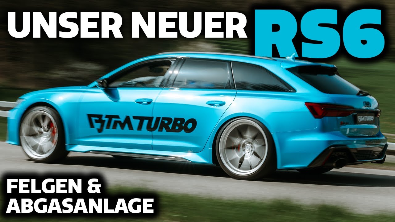 UNSER NEUER RS6 - ABGASANLAGE, TIEFERLEGUNG & FELGEN mit TÜV