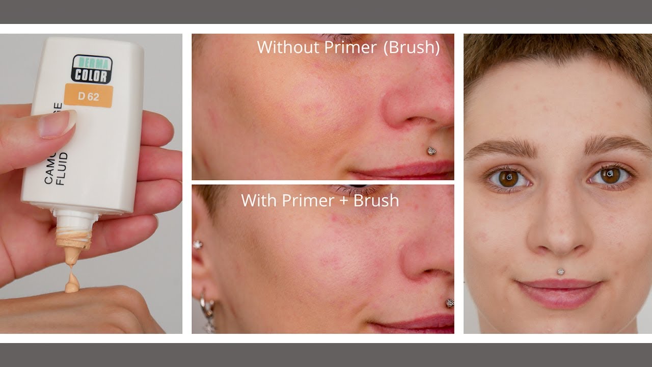 Kryolan Dermacolor Camouflage Fluid Foundation Review + How to use it