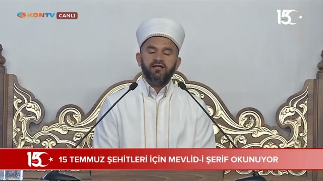 Sultan Selim Camii Baş Müezzin Kayyımı Kurra Hafız Ali Kıyak Zümer 73-75