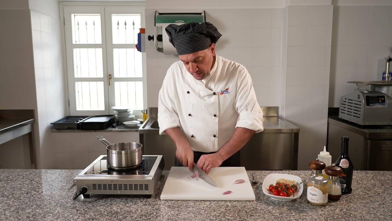 Pesce Spada con pomodorini al balsamico e miele di Tiglio piemontese